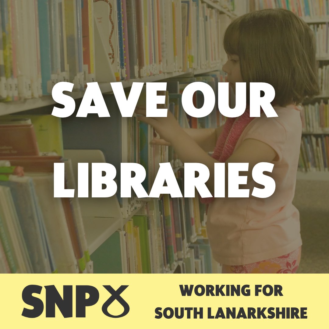 The CEO of the Scottish Library and Information Council (SLIC) has written to the Council Leader warning that South Lan is set to be left with the “worst public library provision in Scotland” if planned cuts go ahead. The SNP will continue to fight for our libraries. (1/14)🧵👇