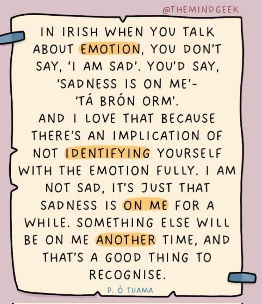 Our Irish language is beautiful and all around us 💛