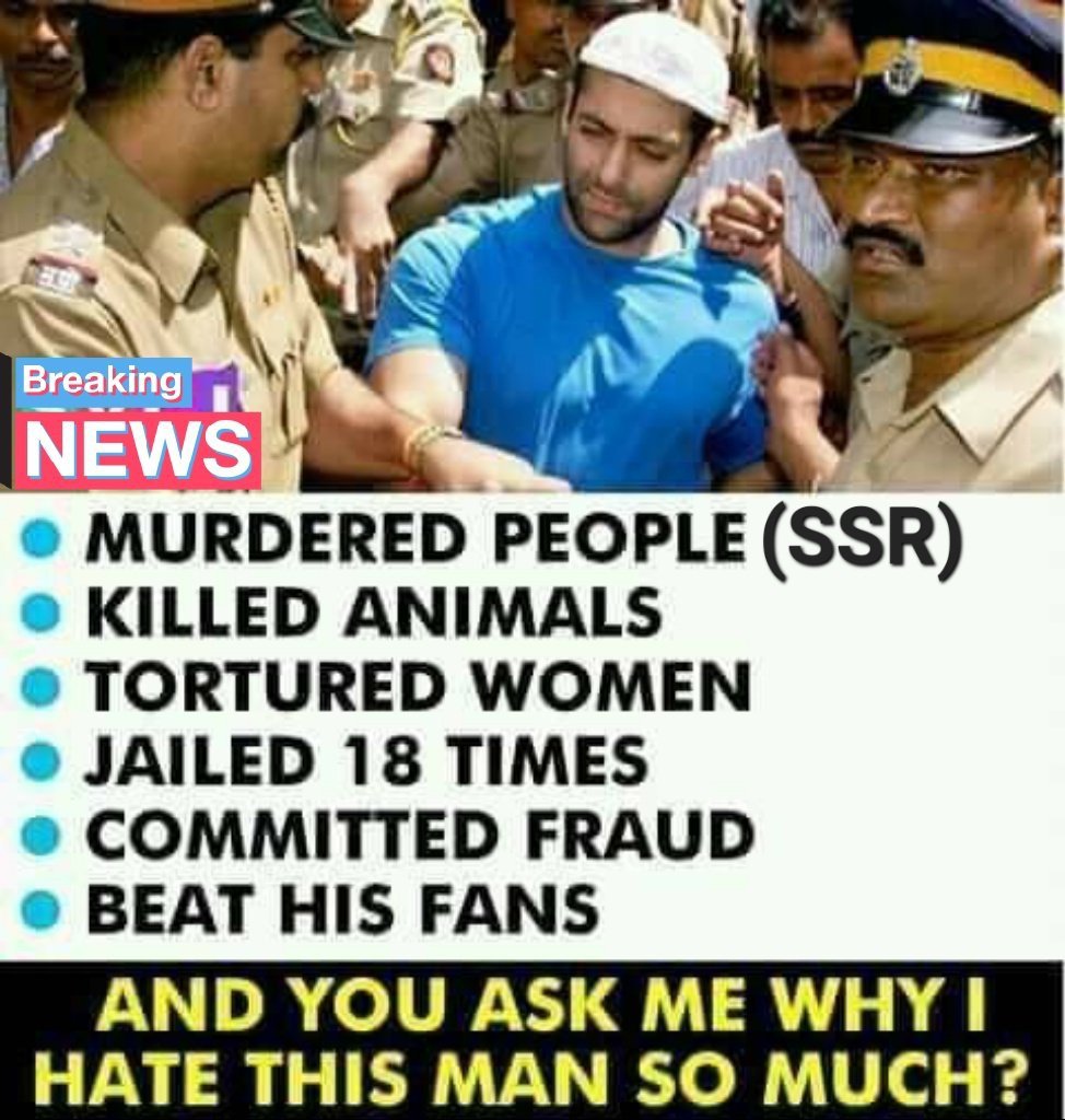 Criminal #SalmanKhan🐷 #BoycottBollywood #BoycottBollywoodCompletely