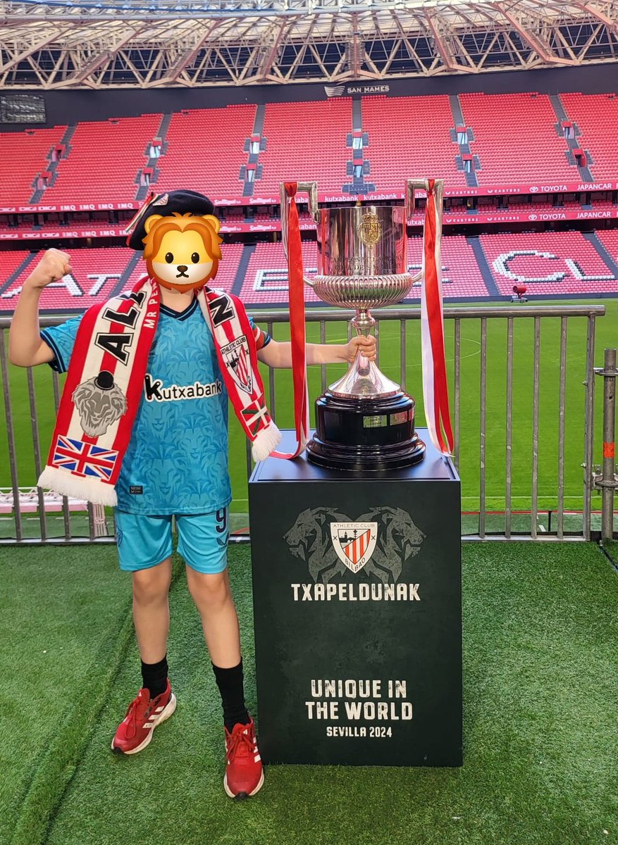 MrPentlandClub's tweet photo. @MrPentlandClub acariciando la #Copa25 🏆
Alirón, Alirón el Athletic es campeón 💪
Aupa Txapeldunak!
Aupa #AthleticClub 🔴⚪️🔴
#ALLIRON https://t.co/8iDGPFaBko