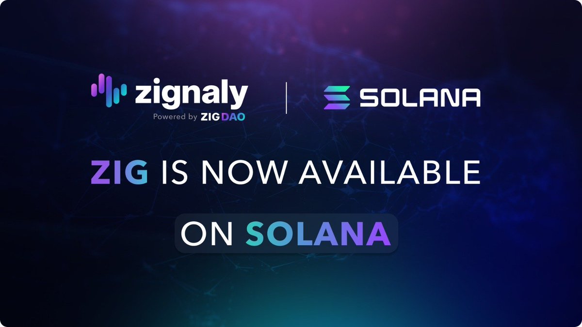 🔥Zignaly is thrilled to bring #AI powered investments to @Solana 😎 Get $ZIG today: 26f12PmBk77wQV1TzLe8XKkNBvMFggbuypxdtMLzNLzz Hold tight for EPIC updates - We keep #BUIDLing 💪