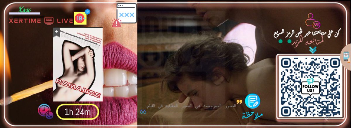 XertimeLive's tweet photo. ✎  مشاهدة ⊣  🆕 فيلم الفرنسي  🇫🇷   Romance 1999 رحلة الشغف: قصة عشق ومغامرة   مترجم كامل 

....كن من هو من يشاهدة أولاَ  ↯
https://t.co/XeTuE7C6i7

#girls #adult #videoporno #sexporno #teens #pics #sexvideos #سكس  #بورن #نودز #نيك #الجنس #محارم_عربية  #كسي_مشتهيـ  #سكسي https://t.co/cbGMBvOrxU