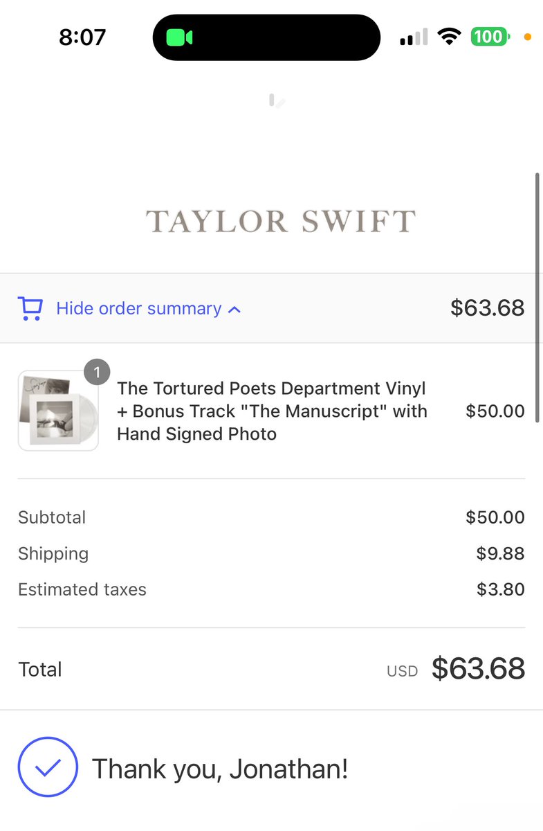 jdfish15's tweet photo. Ahhhh my first signed vinyl 🫶🫶🫶🫶@taylornation13 @taylorswift13 https://t.co/9smp6jU12f