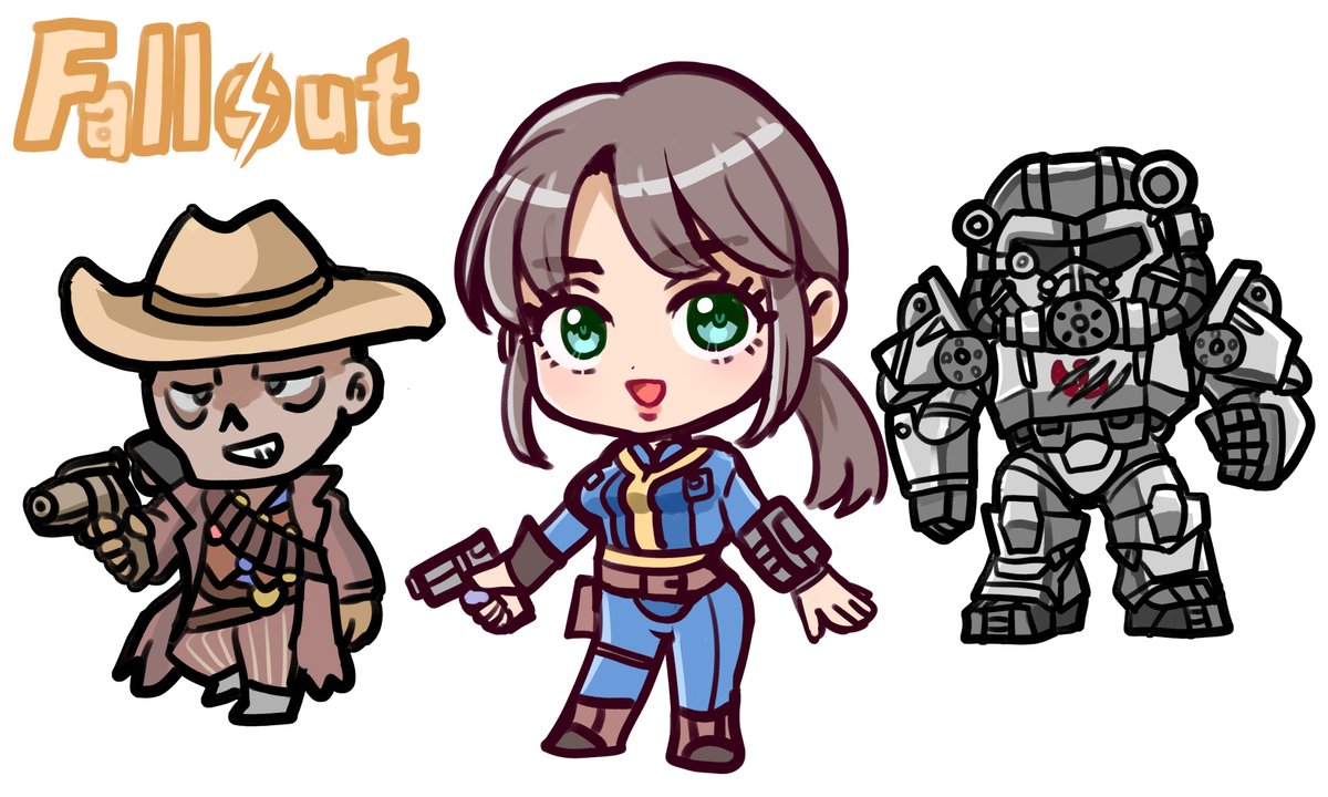 「アマプラのドラマ版Fallout のファンアート 面白かったので全話一気見しまし」|TOZのイラスト