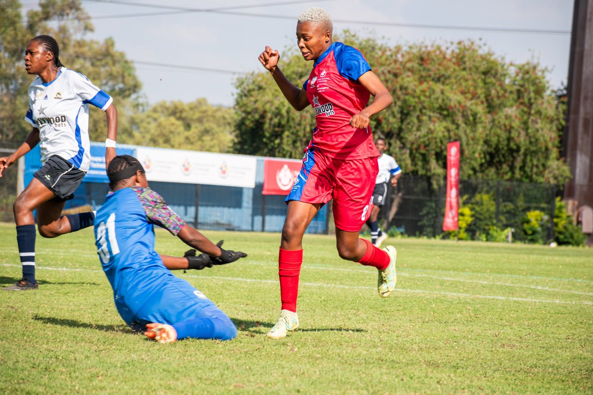 And that how we announce comeback from break with a win at home turf! Well done #RedArmy!  
#TUTFootball #TUTMatsatsantsaLadiesFC 
#HomeofChampions
#hollywoodbetssuperleague
#bekelebekeSL
#HWBSL