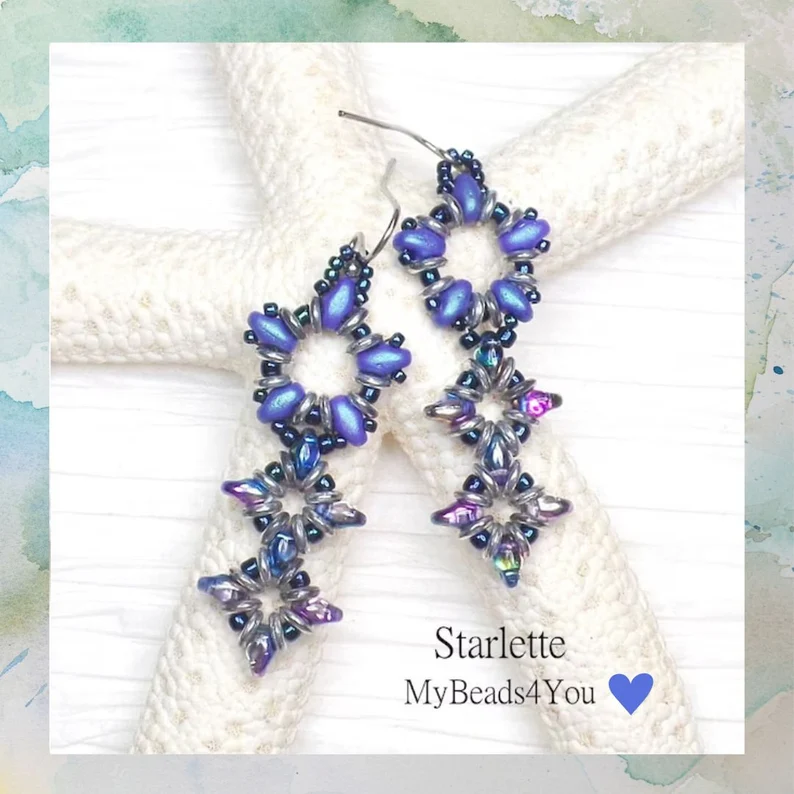 #jewelryshopping #etsylove #Smilett23 #designer #jewelry #earrings #dropearrings #bluejewelry #summerfashion #giftidea #beadwork #mybeads4youjewelry #giftshop #etsyseller 
mybeads4you.etsy.com/listing/162128…