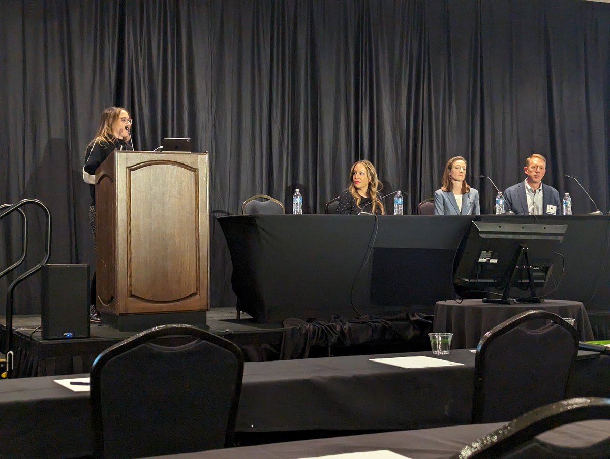 VA faculty Dr. Laura Mihalko moderating a panel on complex prostate cancer cases with @LoebStacy @KaraWattsMD and Dr. Marklyn Jones. #RMUS2024 #RMUS24 #prostatecancer #UroSoMe