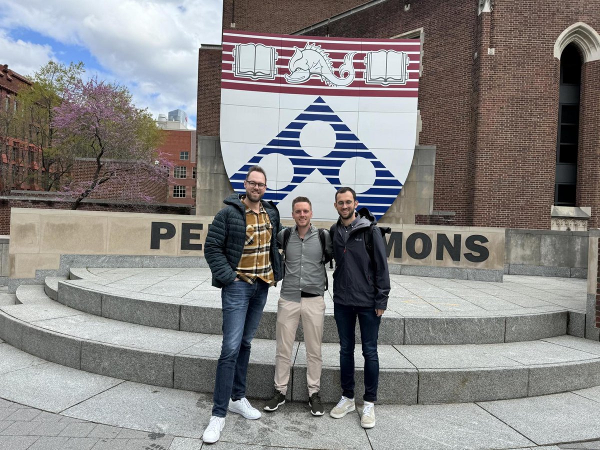 Lamarr Institute (@lamarrinstitute) on Twitter photo That's a wrap. 🎬 Yesterday marked the final day of the #Lamarr #USA 🇺🇸 delegation visit with research visits, lab tours, discussions and lectures at <a href="/Penn/">Penn</a> in #Philadelphia, @WUSTL in #StLouis as well as <a href="/IBM/">IBM</a>, <a href="/Columbia/">Columbia University</a> and <a href="/Cornell/">Cornell University</a> in #NewYork. (1/3) That's a wrap. 🎬 Yesterday marked the final day of the #Lamarr #USA 🇺🇸 delegation visit with research visits, lab tours, discussions and lectures at <a href="/Penn/">Penn</a> in #Philadelphia, @WUSTL in #StLouis as well as <a href="/IBM/">IBM</a>, <a href="/Columbia/">Columbia University</a> and <a href="/Cornell/">Cornell University</a> in #NewYork. (1/3)