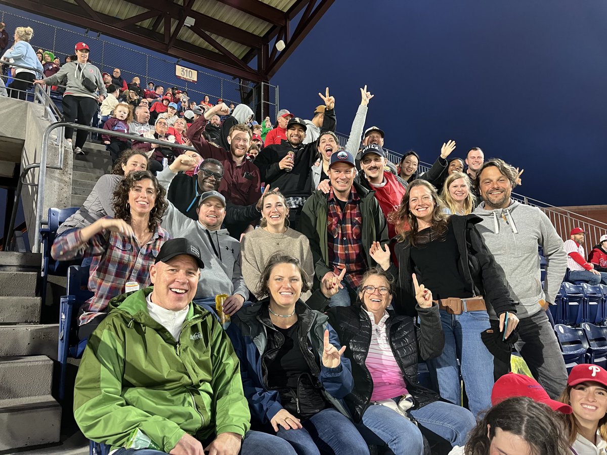 If you don’t know about ⁦@AeraRlipe⁩ ask anyone of these 20+ lovely scholars who built community in Philadelphia this week. THIS is a one of a kind group. GREAT conference and fun Phillys game! See you next year in Denver.