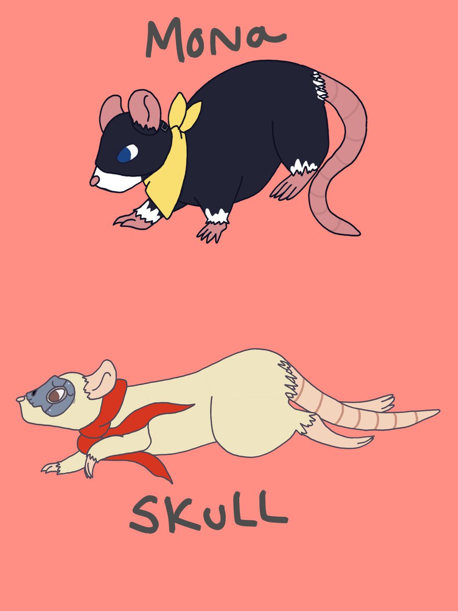 EalienK's tweet photo. 1/3) Persona rats 
#artistoninstagram #art #fanart #Persona5 #persona5royal #persona5strikers #Joker #Morgana #ryujisakamoto #anntakamaki #yusukekitagawa #makotoniijima #futabasakura #haruokumura #goroakechi #kasumiyoshizawa #persona5sophia #zenkichihasegawa #rats

11 m https://t.co/sirWvoHW4F