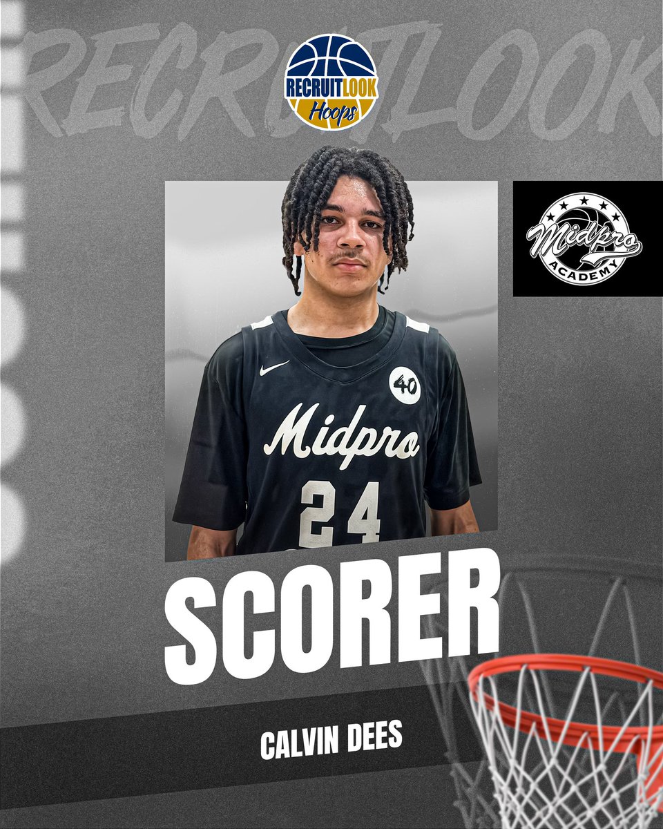 2026 | Calvin Dees | Has been in his bag averaging 19ppg & 4apg. Crafty floor general that can shoot the 3 & has a tough hesitation dribble. Can turn the corner for acrobatic finishes at the rim. #RLHoops