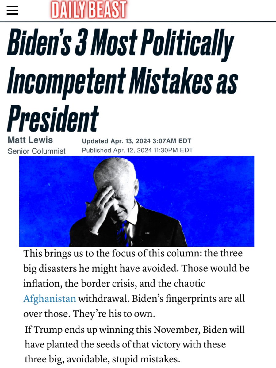 WHY DO FAR-LEFTISTS THINK BIDEN WILL LOSE? 'STUPIDITY', 'INCOMPETENT', 'DISASTROUS' FIRST, “Let’s start with Biden’s $1.9 trillion economic stimulus bill that worsened inflation. Even more frustrating was Team Biden’s insistence inflation wasn’t a big problem, it was “temporary”…