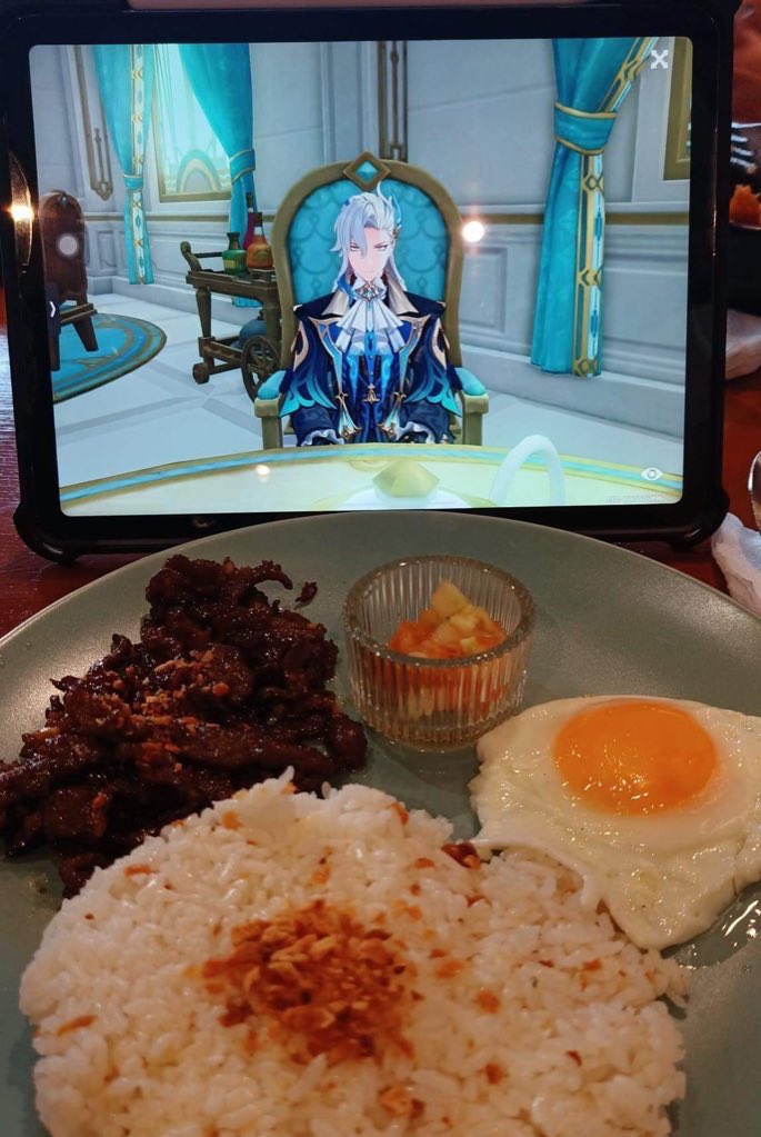 Gacha_Zone's tweet photo. Dinner with Monsieur Neuvillette https://t.co/25TUtX71cj
