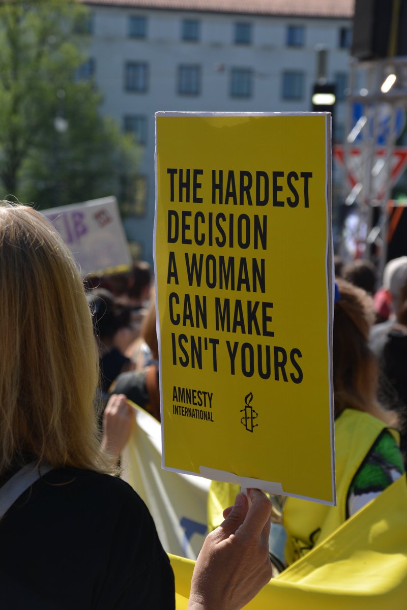 Gegenprotest gegen den 'Marsch fürs Leben'. Unterstützung für ProChoice und das Recht jeder Person auf körperliche Selbstbestimmung. #muc1304 #ProChoice