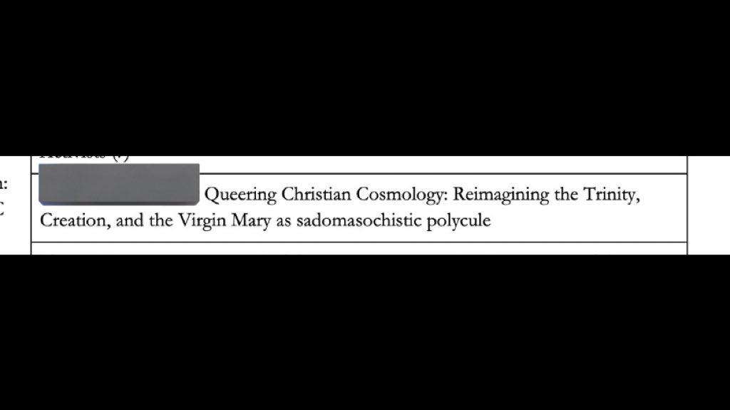 my cousin in religious studies sent me this article title