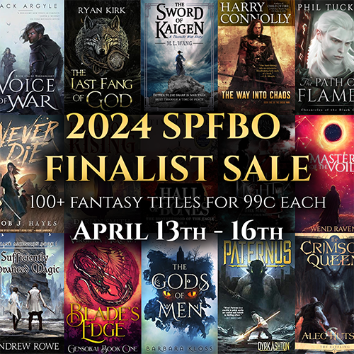 SPFBO Finalists Sale—And More! Today thru the 18th. All books $.99 or £.99. Paternus: Rise of Gods is in there, and other books by finalist authors are being offered as well—including Kraken Rider Z, co-written with the amazing @davidestesbooks! mlwangbooks.com/spfbo-finalist…