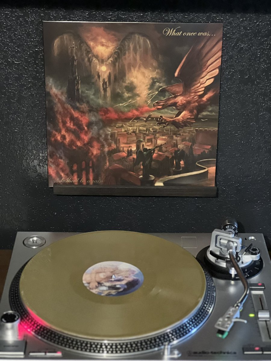 GOATMOON “What Once Was…Shall Be Again” 2023 #goatmoon #finnishfolkblackmetal gold vinyl #werewolfrecords