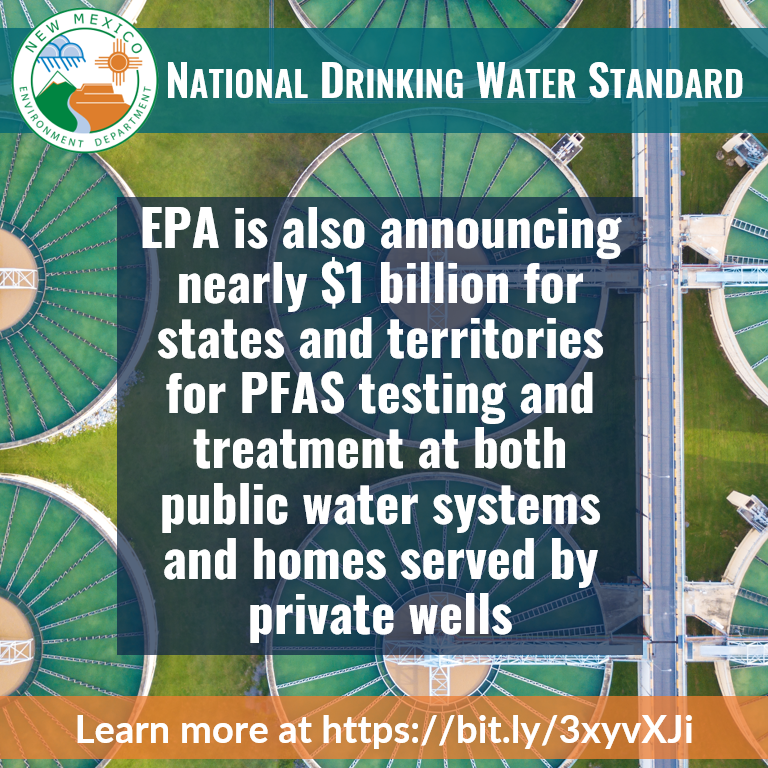 Thanks to the Bipartisan Infrastructure Law there is a historic $9 billion in federal funding for addressing #PFAS in drinking water. An additional $12 billion in BIL funding is available for general drinking water improvements. Learn more at bit.ly/3xyvXJi @EPA