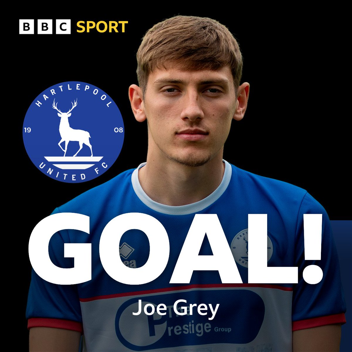 JOE GREYYY! GET IN 💪 🔵 Pools 1-1 Dag & Red 🔴 (59') 🎙️ bbc.in/49AoJld #Pools | #HUFC | #BBCFootball