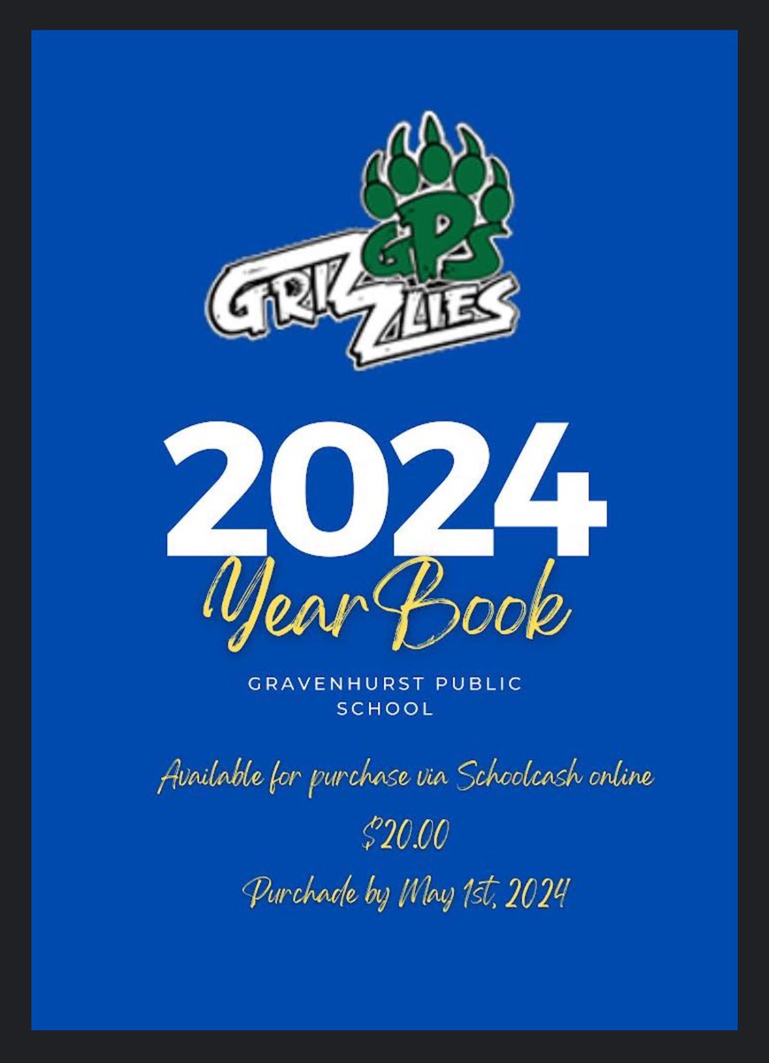 The GPS Yearbook sale is open now for purchase through SchoolCashOnline!