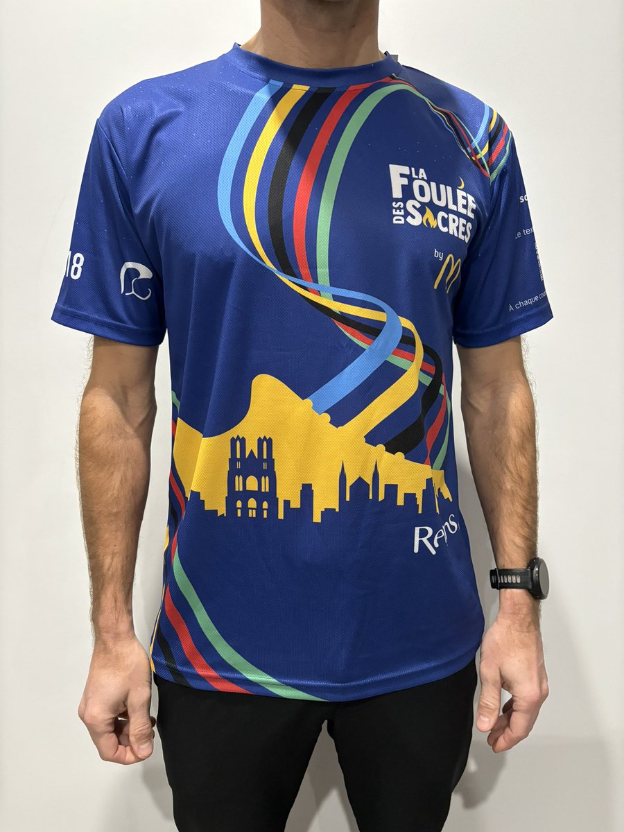🔥[MAILLOT OFFICIEL 2️⃣0️⃣2️⃣4️⃣]🔥

🎯 Remis à chaque participant

👉 Ne tardez plus à vous inscrire sur l'un des 2 formats de courses : foulee-des-sacres.fr 

📍 RDV le samedi 1️⃣ JUIN à 20h30 au départ de la rue CERES pour arborer ce maillot et constituer une vague 🌊 bleu