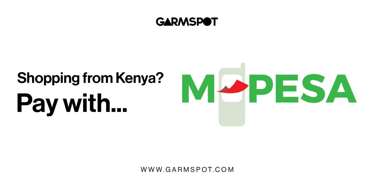 GARMSPOT (@garmspot) on Twitter photo Kenya Residents Only!
Explore an effortless shopping journey at Garmspot.com, where you can uncover the freshest fashion trends while enjoying the ease of <a href="/MPESAAfrica/">M-PESA Africa</a> payment services. Kenya Residents Only!
Explore an effortless shopping journey at Garmspot.com, where you can uncover the freshest fashion trends while enjoying the ease of <a href="/MPESAAfrica/">M-PESA Africa</a> payment services.