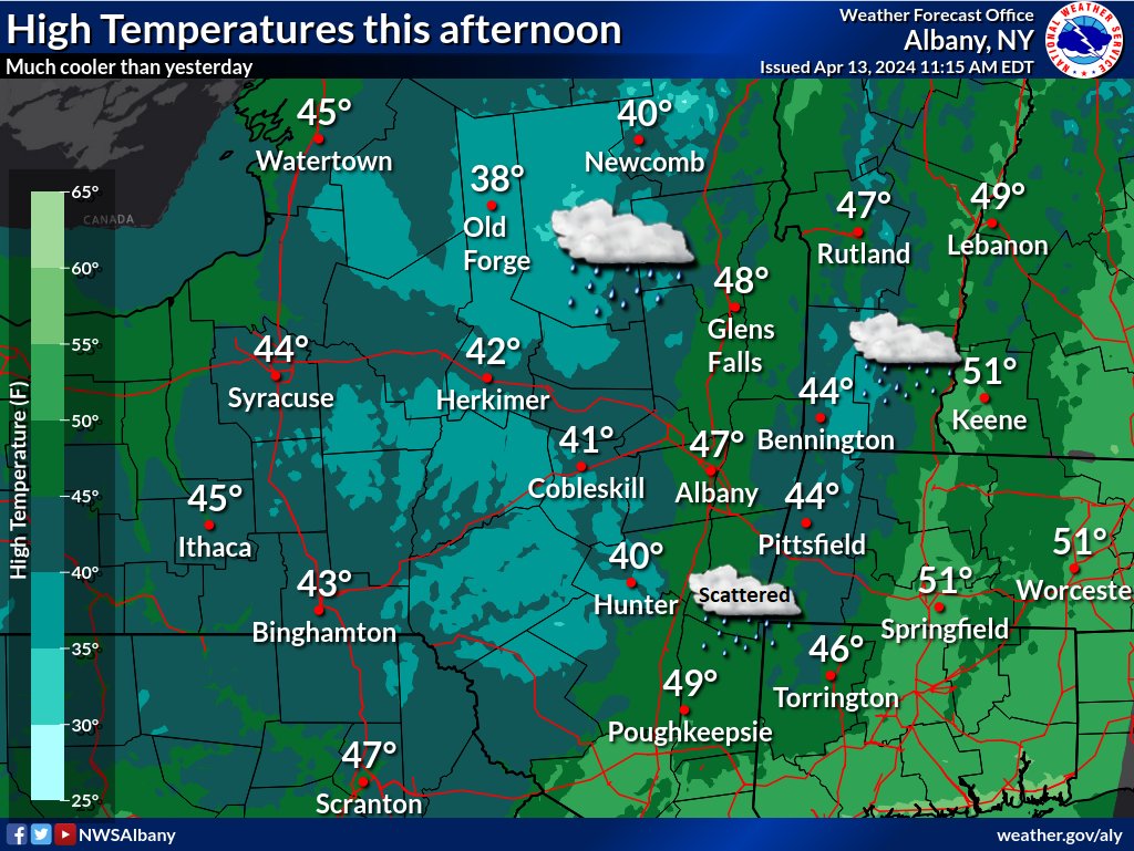 NWS Albany tweet media