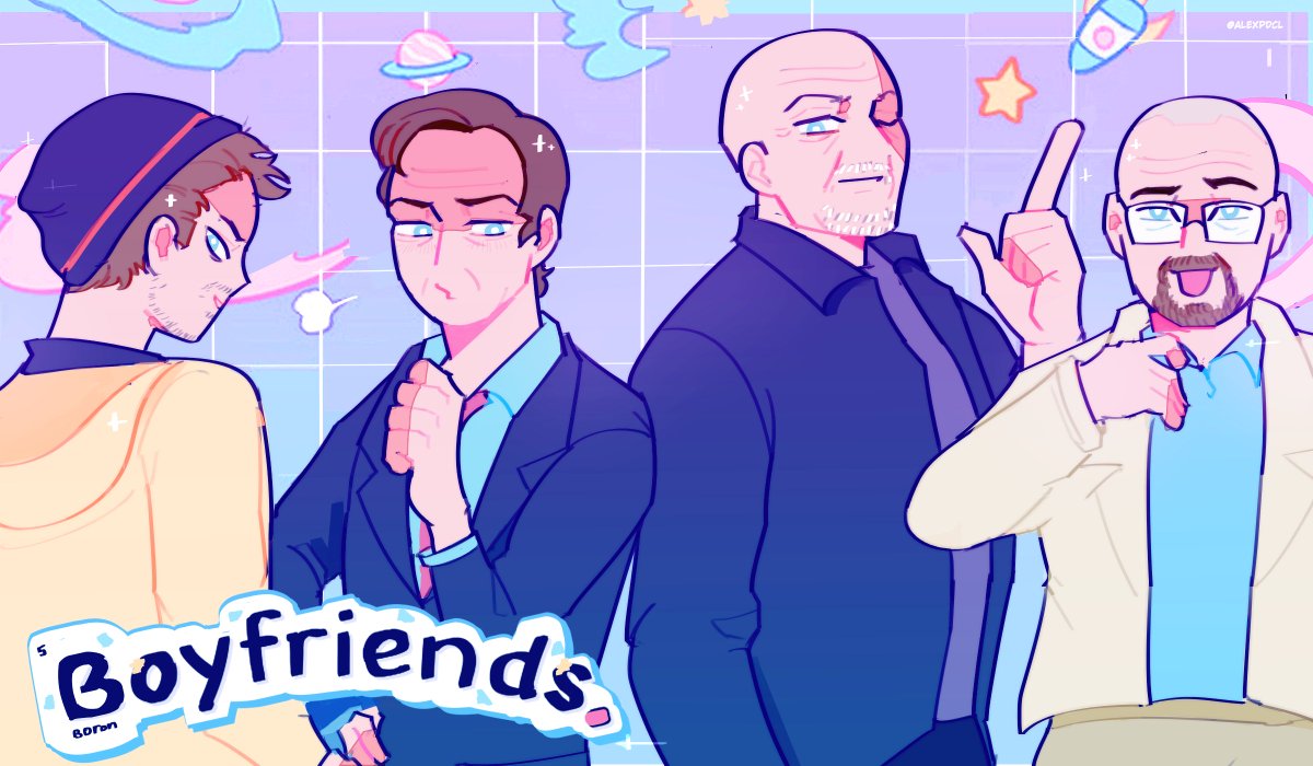 i had whiplash drawing them (sorry)

#breakingbad