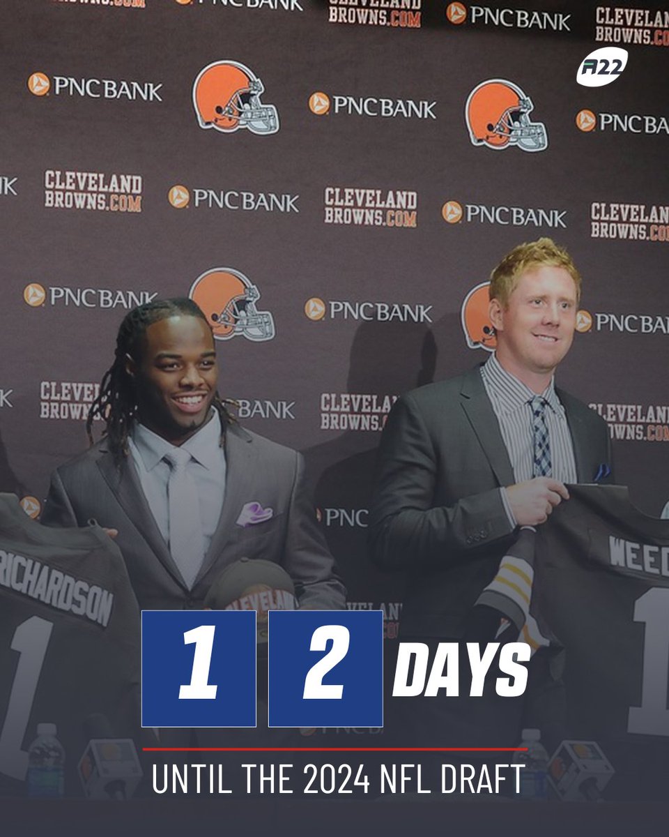 The 2012 Draft is one that Browns fans would like to forget - sorry for the reminder. 12 days until the NFL Draft! ❌ [1.3] CLE - Trent Richardson (73) ❌ [1.7] TBB - Mark Barron (62.7) ❌ [1.22] CLE - Brandon Weeden (62.7) 🎯 [1.1] IND - Andrew Luck (91.2) 🎯 [1.9] CAR - Luke…