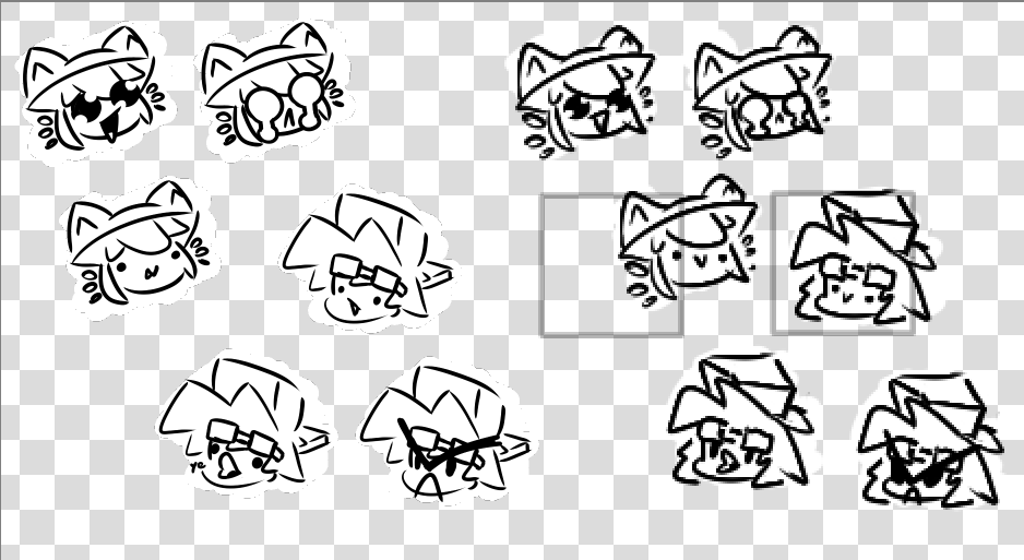 UniBrine's tweet photo. Fun fact! I actually had a fairly big participation in @OneFunkMod 's April Fools "the update" this year!
I made the BG, the icons, the banner and some credit icons for the fun of it ! Here are all of em !
#oneshotgame #onefunk https://t.co/q6Oypi9JVE