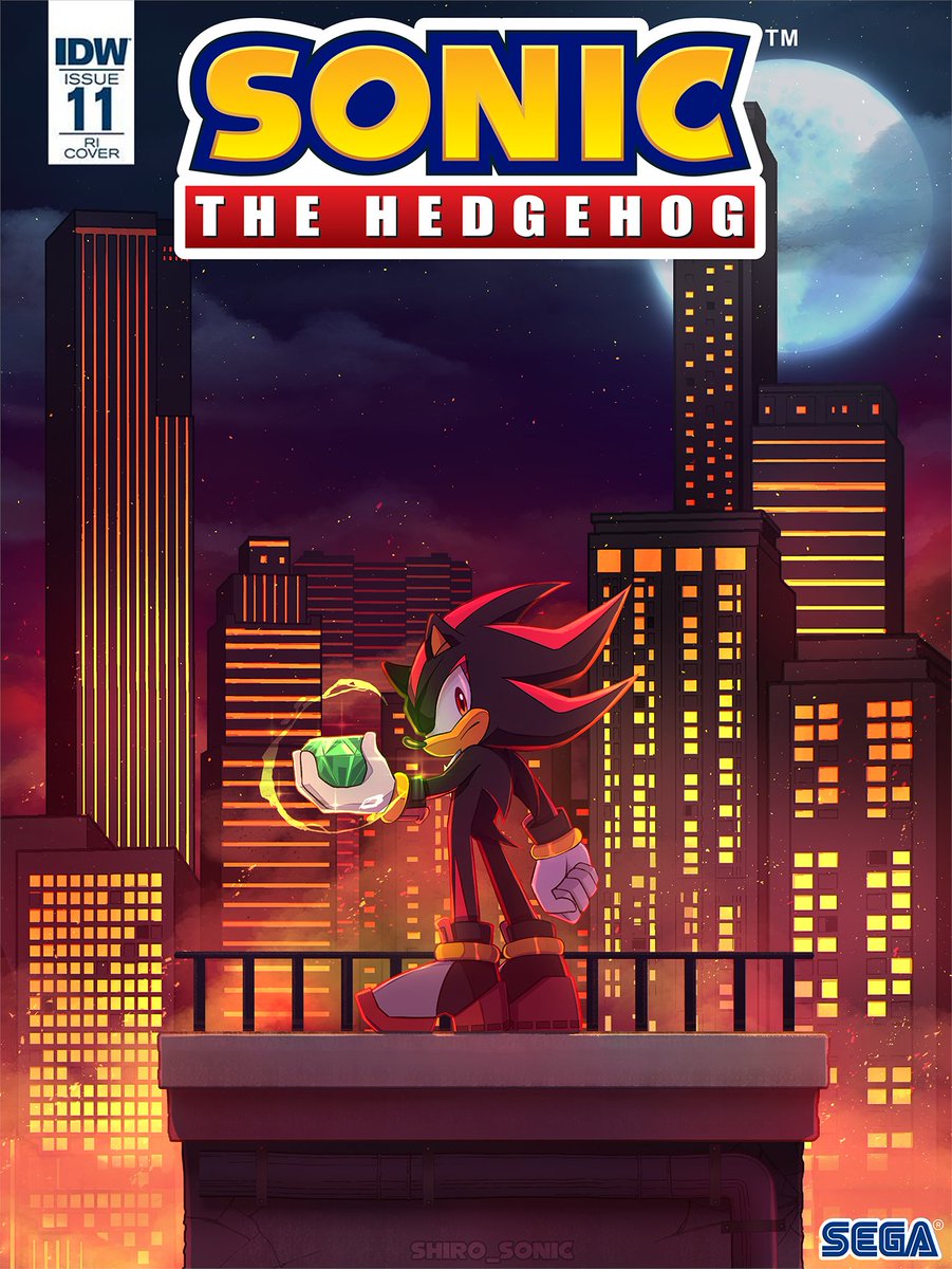 IT'S HIS YEAR! We're gonna get an exclusive Shadow issue?? #ShadowTheHedgehog #IDWsonic