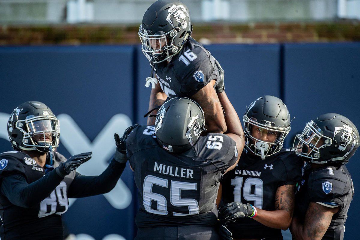 After a great conversation with @RickyRahne I am blessed to receive a Full Scholarship Offer from Old Dominion University!! @coacher_Hut @Coach__Seiler @KylePollockFB @ODUFootball @CARDBALL1 @BrooksCoach