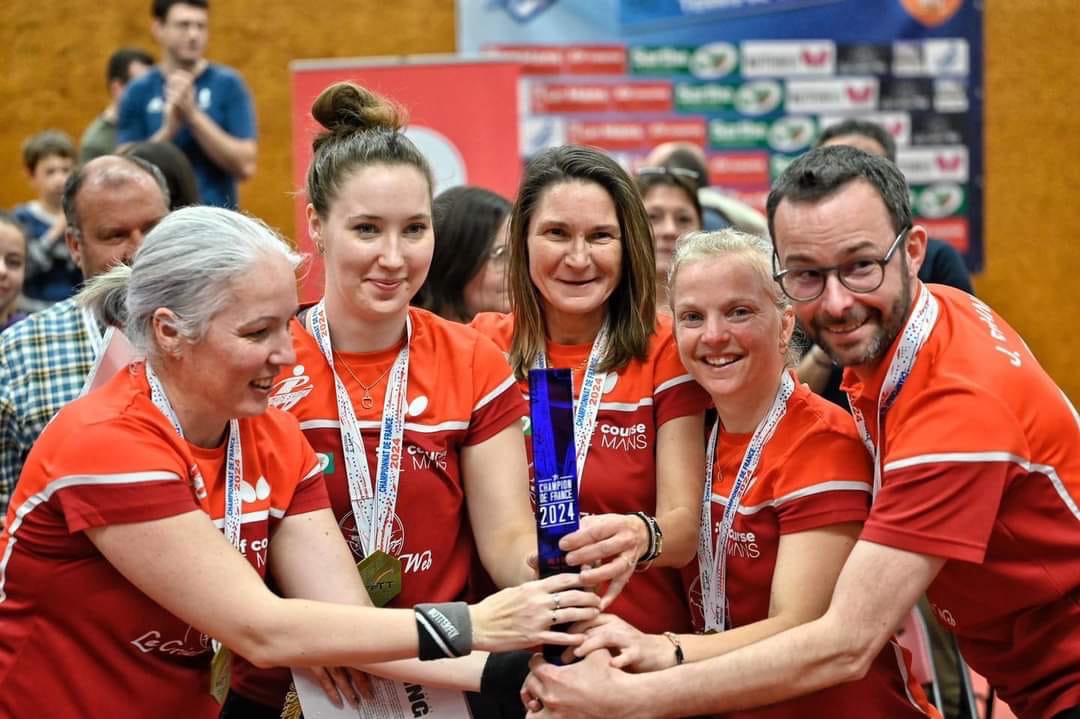 ffttofficiel's tweet photo. @LeMansSartheTT en Pro A ! 🏆

Victorieuses de Rennes hier soir (3-1), les Mancelles ont validé leur montée en Pro A et par la même occasion le titre de championnes de Pro B devant leur public 🏓 https://t.co/FW8RYkwUPk