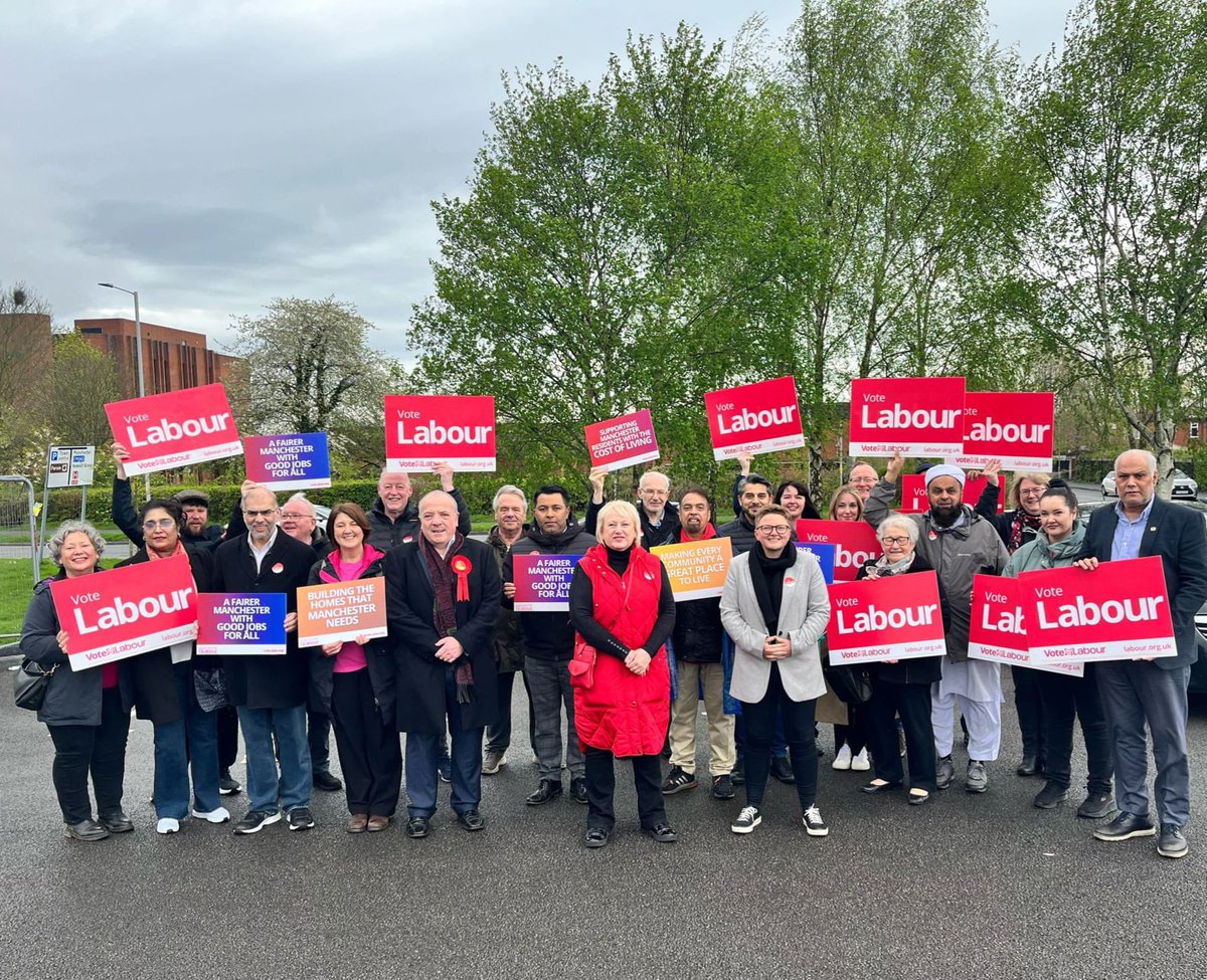 Great campaign launch for a phenomenal candidate @susanwildman137 today in Woodhouse Park. Susan will be a hardworking, dedicated councillor for residents. Vote for Susan on 2nd May & get the strong local voice that Woodhouse Park deserves 🌹@McrLabour @WHPLabour