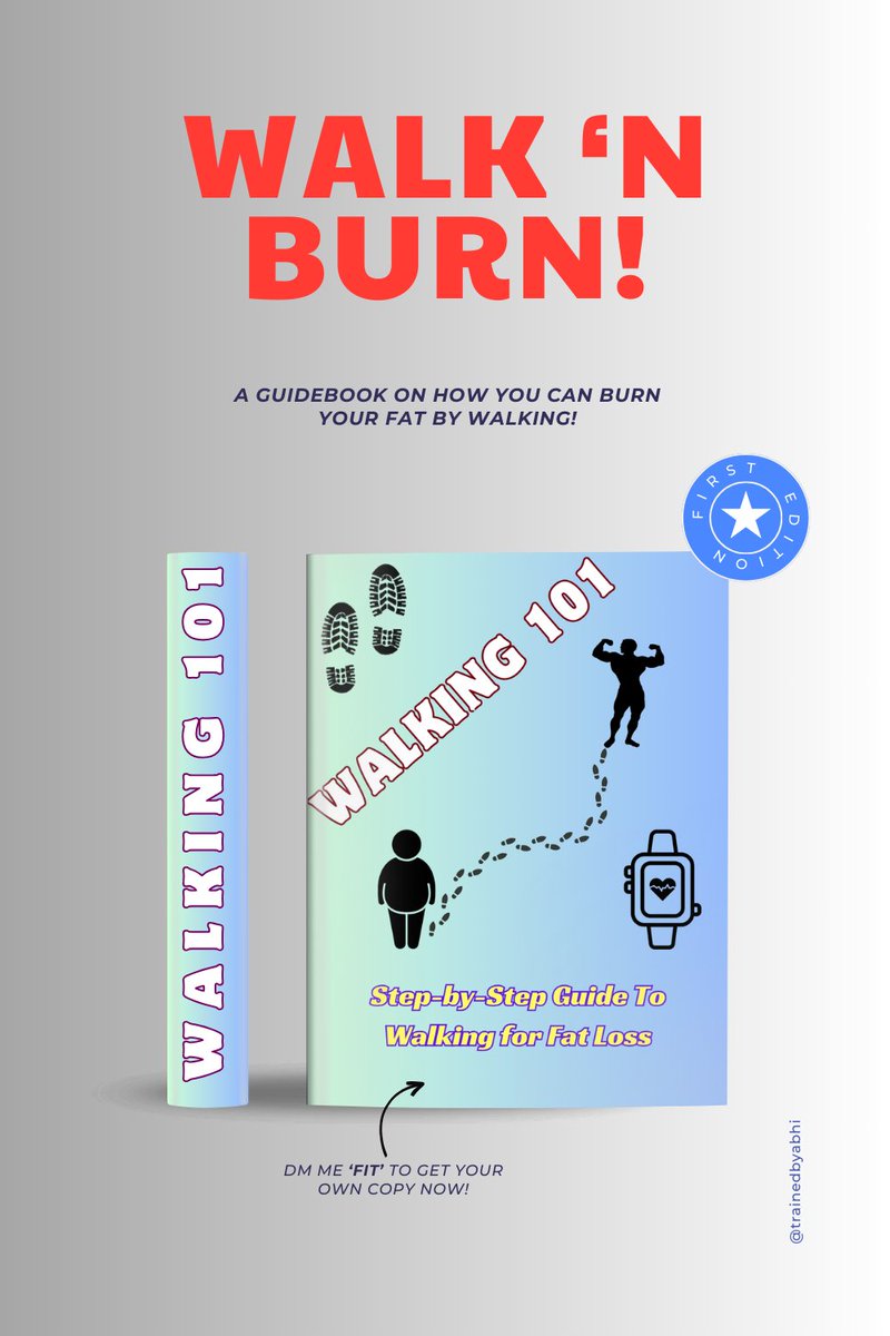 🚨 NEW EBOOK’S OUT! 🚨

It took me days to lose weight from 96 kg to 67 kg and walking 10k steps/day played the major role in it!

And now, it’s YOUR time to do it!

I’ve made a ‘WALKING 101’ guide to help you with walking for fat loss!

I’m giving this guide FREE for the next 48