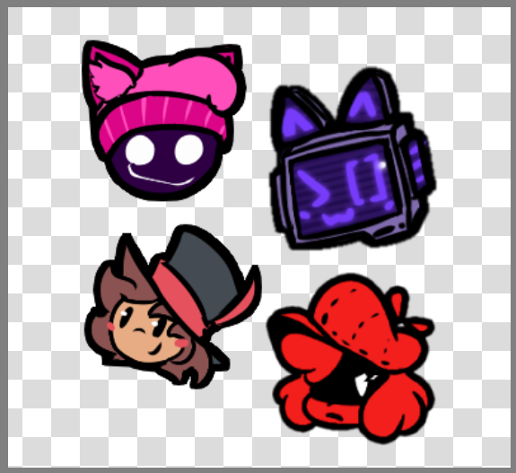 UniBrine's tweet photo. Fun fact! I actually had a fairly big participation in @OneFunkMod 's April Fools "the update" this year!
I made the BG, the icons, the banner and some credit icons for the fun of it ! Here are all of em !
#oneshotgame #onefunk https://t.co/q6Oypi9JVE