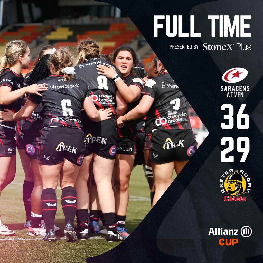 Into the final! 😍

#SARvEXE
#YourSaracens💫
@StoneX_Official