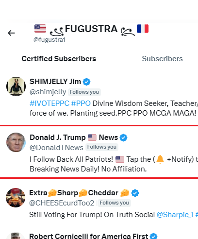 Every mornings when I wake up and look at my followers and see this 👇 I believe for a minute that @realDonaldTrump is following me... Then realize with tears in my eyes that it was just ''another'' fan account. Did this ever happen to you❓