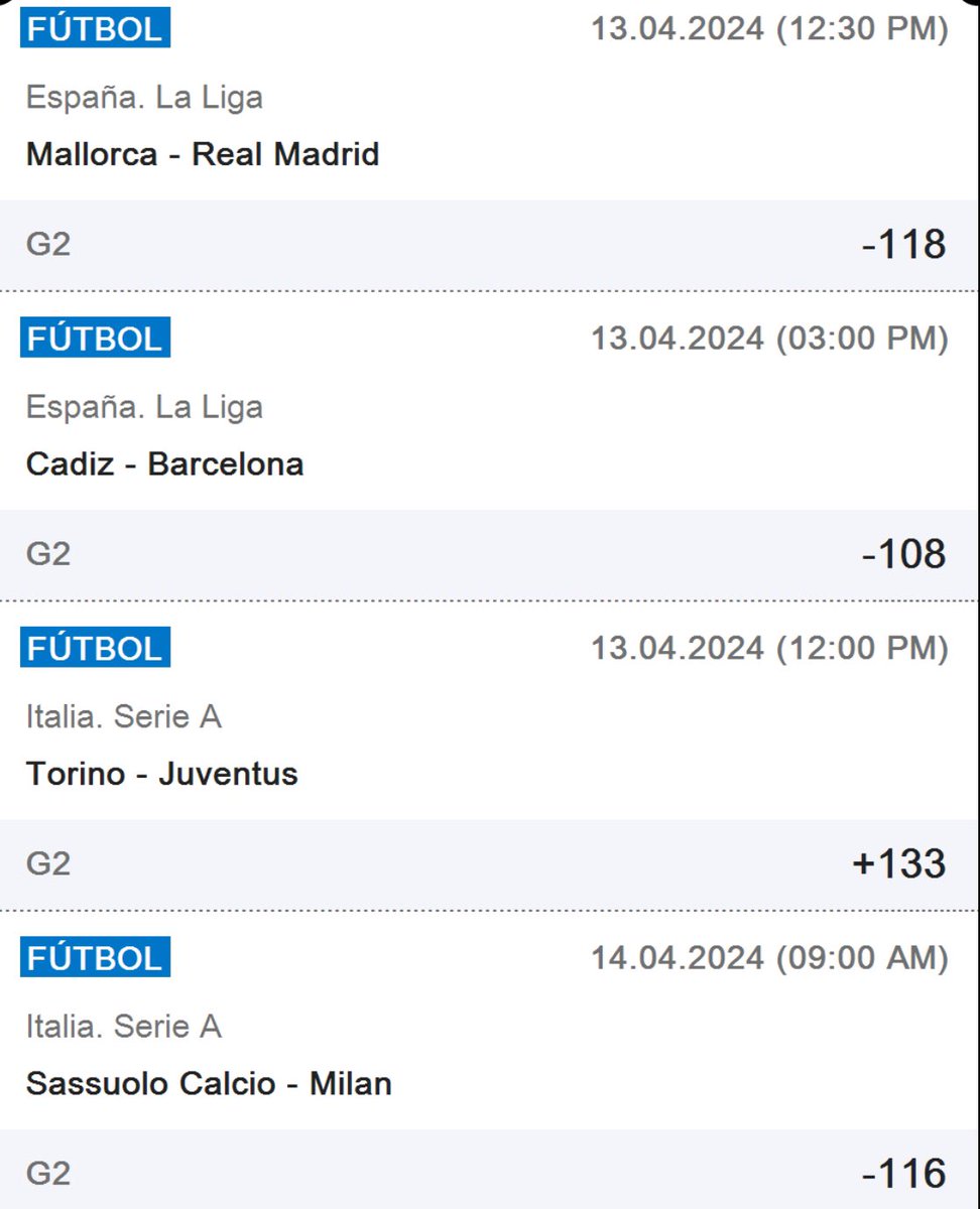 Así voy este fin de semana 💸 📍Gana Real Madrid 📍Gana Barcelona 📍Gana Juventus 📍Gana Milán Código: 1XPESETEIRO y duplican tu primer depósito👀⬇️ Aquí : bit.ly/jpeseteiroDT