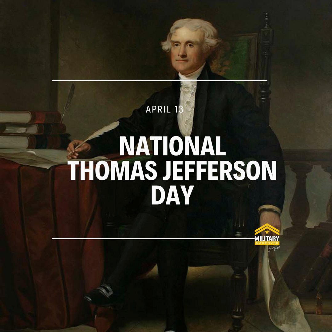 National Thomas Jefferson Day honors Jefferson, the third US President, known for the Declaration of Independence and Republican ideals. Key achievements: Louisiana Purchase, Lewis and Clark Expedition. 🇺🇸