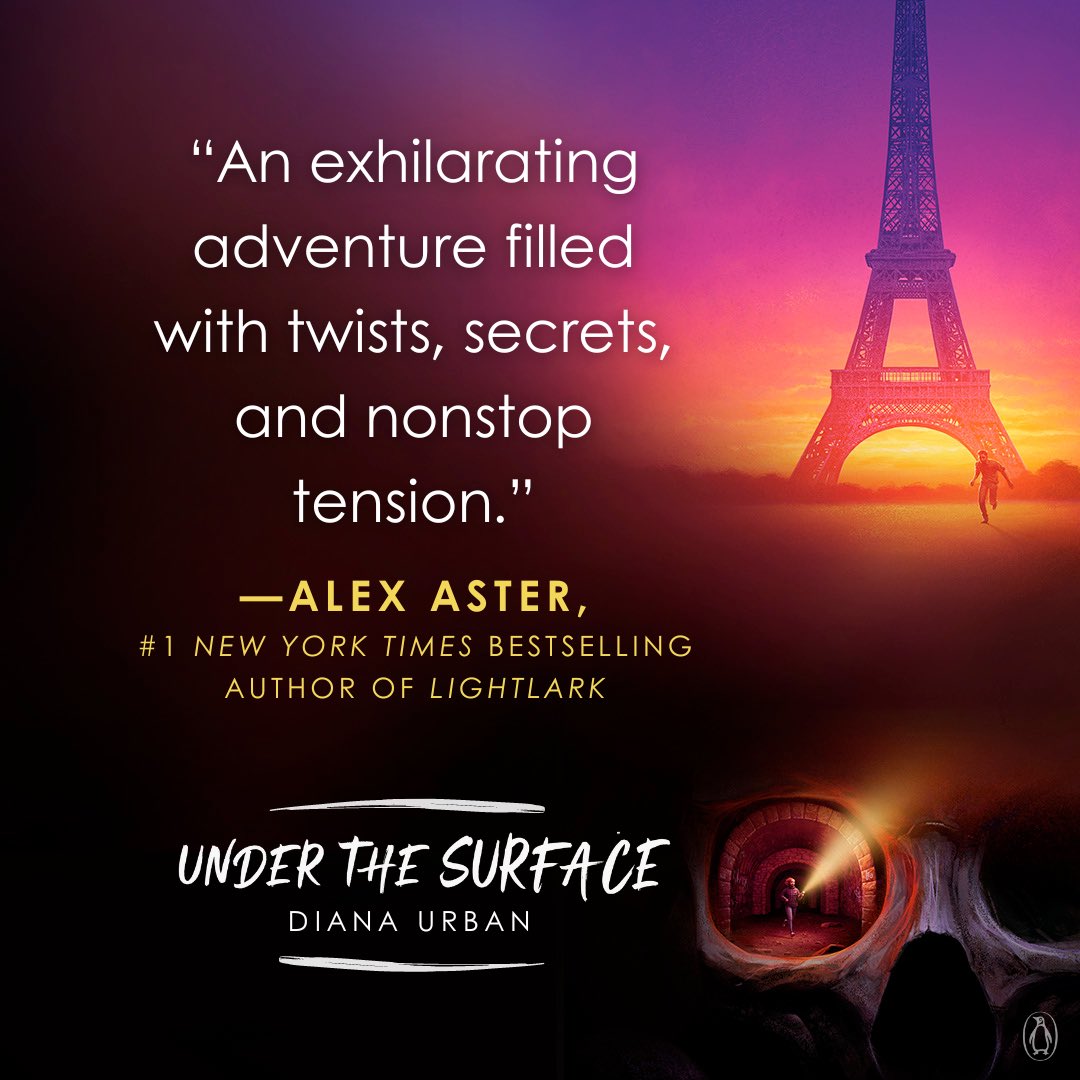 Under the Surface comes out 4 months from TODAY! To celebrate, I’m delighted to reveal a blurb from @byalexaster, #1 sweetest human as well as #1 New York Times bestselling author of Lightlark. AAAAAAAAHHHHHHHHHH!!! Thank you so much Alex!! 🥹😭💜