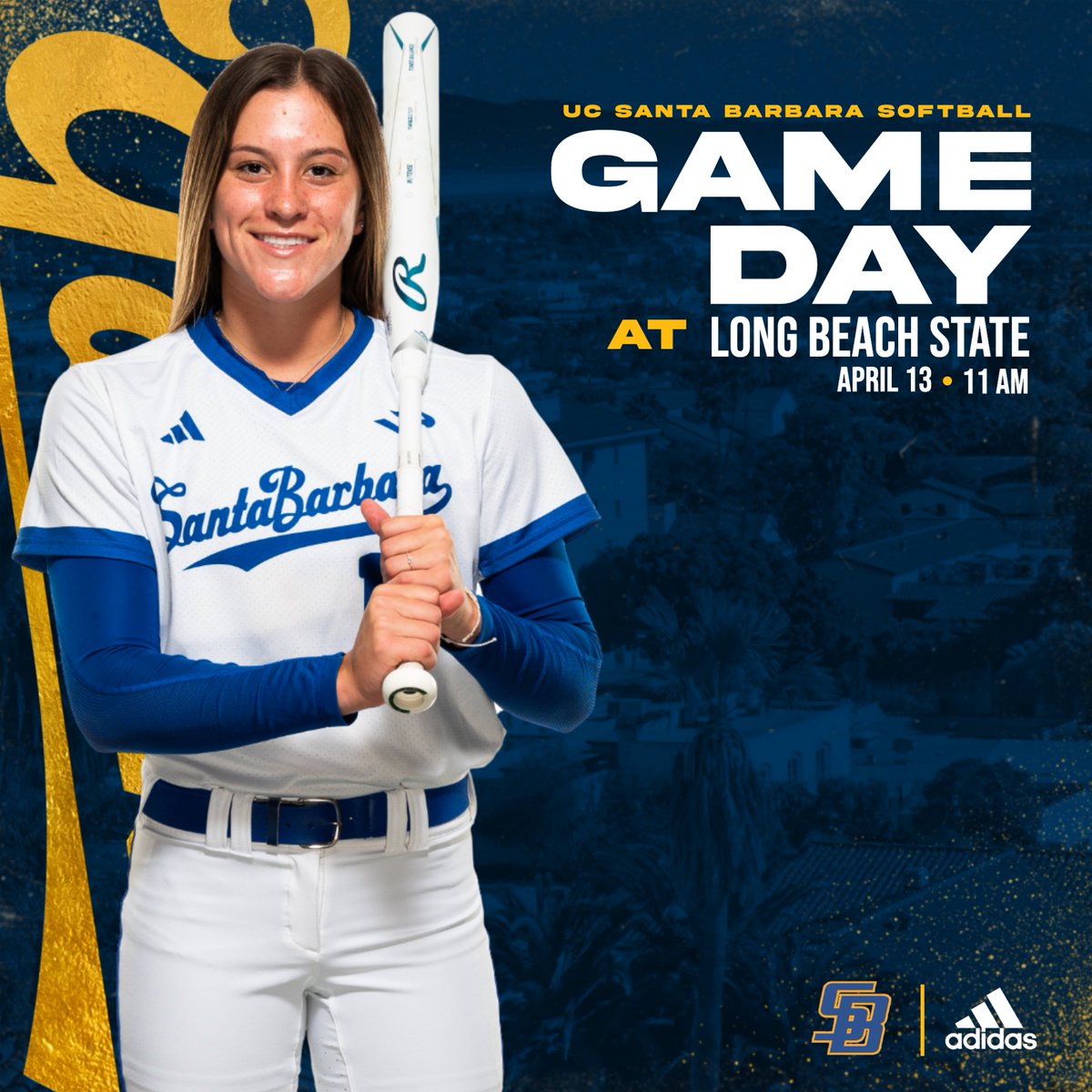 Time to wrap up the series with a win! 🆚 Cal State Fullerton 🏟️ LBSU Softball Complex | Long Beach, Calif. ⏰ 11 a.m. 📊 tinyurl.com/UCSBatLBSU-Sta… 🎧 tinyurl.com/UCSBatLBSU-Aud… #GoGauchos