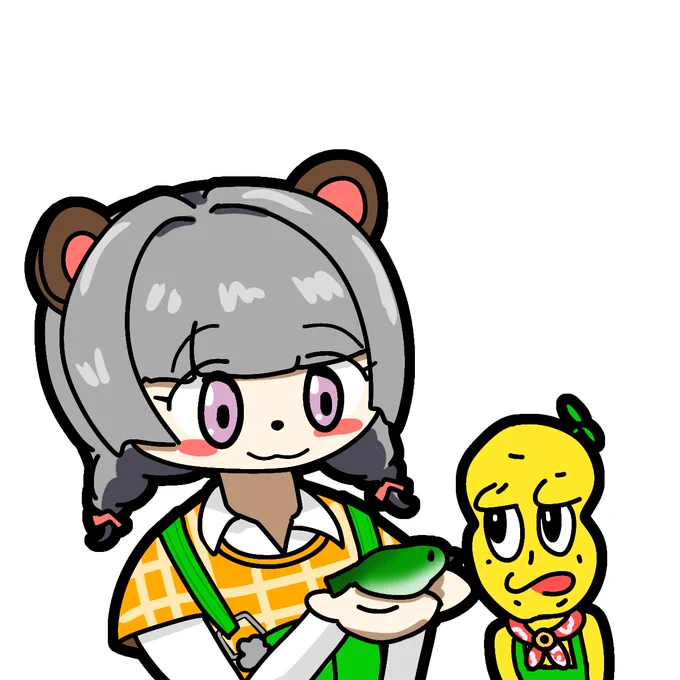 新衣装かわいい!うぐぅもかわいいね#ぽこあーと #オシャレになりたいピーナッツくん 