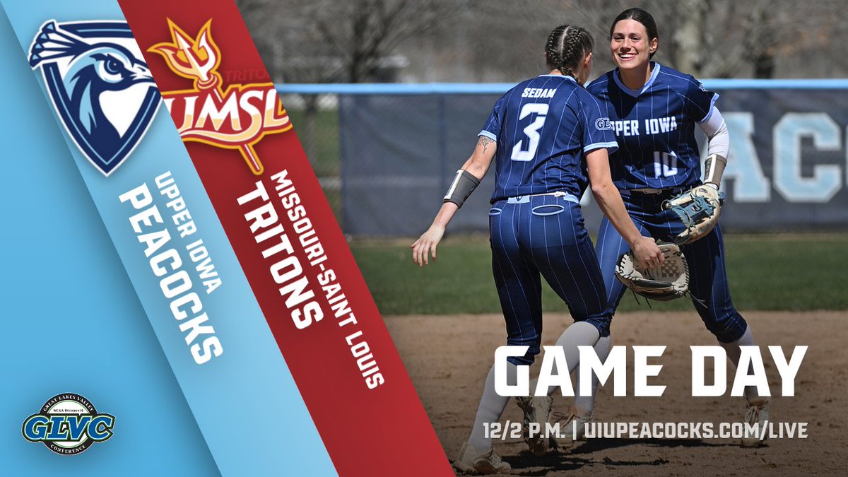 @UIU_Softball look to continue their win streak on the road against Missouri-St. Louis. Tune in at uiupeacocks.com/live #FeathersUp