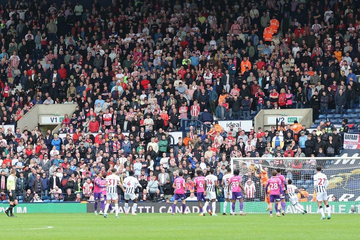 Backing us in your numbers... 💜 #SAFC | #WBASUN