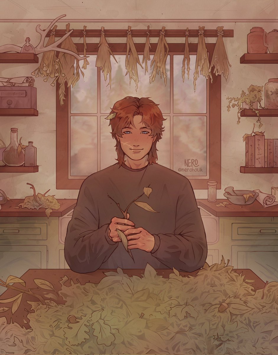 Neil is preparing for Mabon 🍁

#aftg #neiljosten