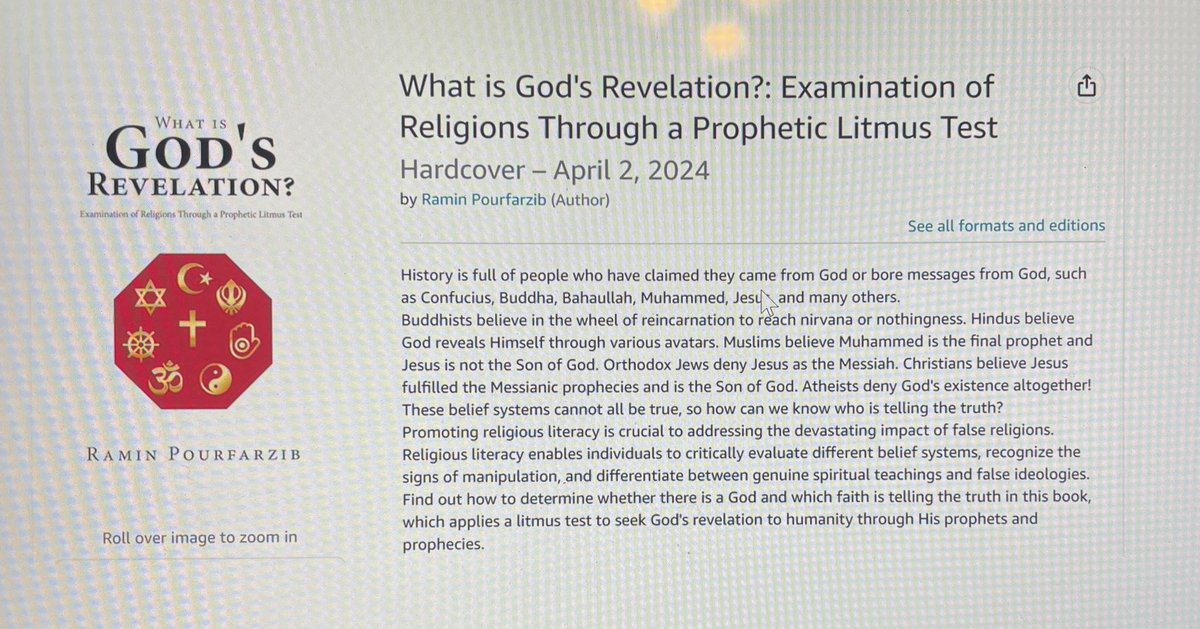 My book just got published! Hopefully your family and friends, your Bible study groups and church will find it beneficial to address various religious claims. It is available online book stores and Amazon.
#authors 
#Christians 
#ChristianMissionaries 
#pastor 
#Conservatives