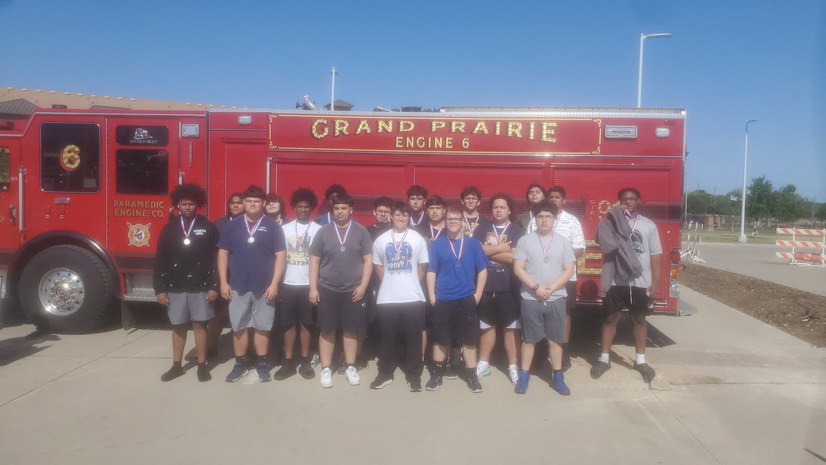 2nd and 3rd place at the fire truck pull!