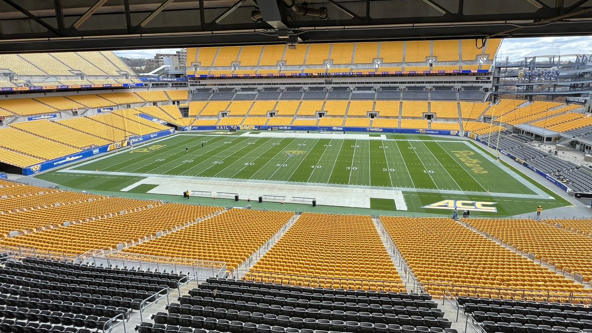 Our @cdcrisan checks in from Acrisure Stadium where the #Pitt Blue-Gold spring game will kick off at 2 p.m. Follow our coverage in our Live File: dkpittsburghsports.com/live/blue-gold…