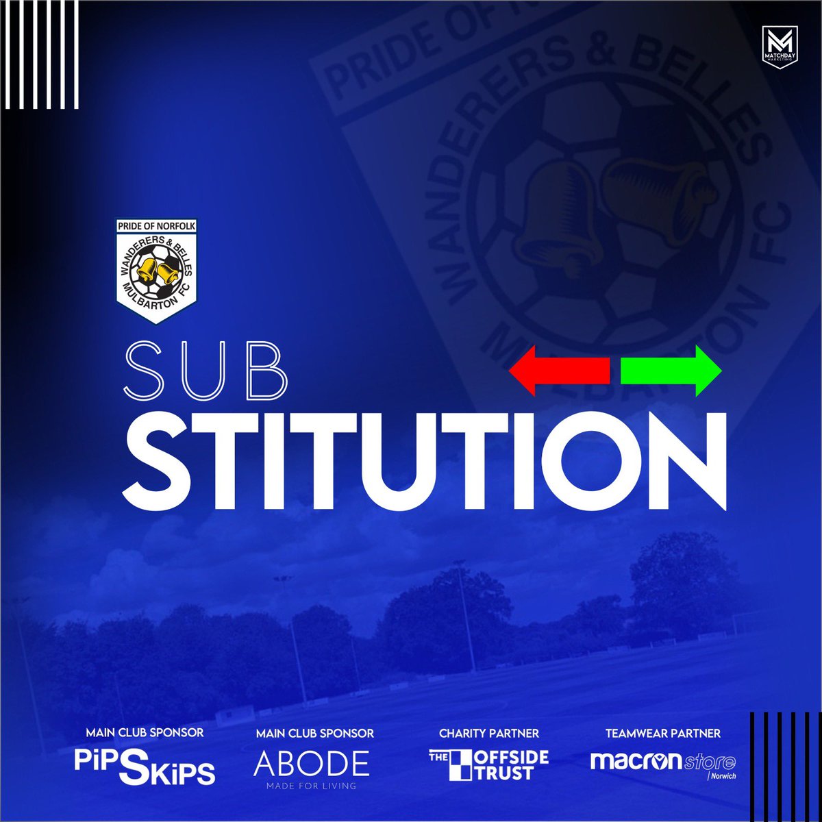 76. Substitute @EAMachaya has to be replaced after picking up an injury. @n0ahhunt replaces him. 1-3